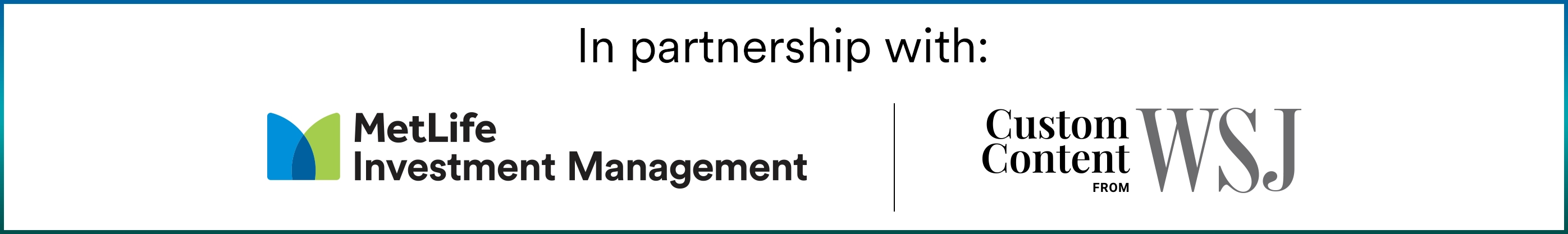 MetLife Investments Management - WSJ Sponsorship